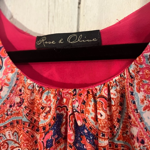 Pink patterned Tank - Picture 3 of 3